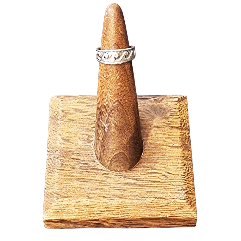 Sterling Silver Wave Toe Ring - image 2